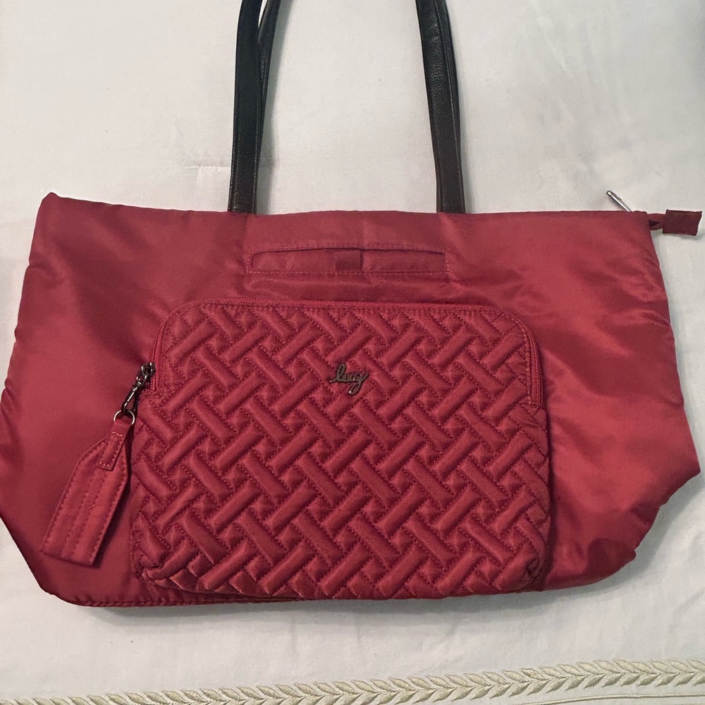 Lug Arpeggio Tote Bag Rust Color